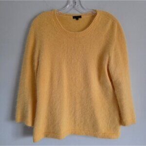 ESCADA | Angora Sweater Yellow Yolk Sz XL